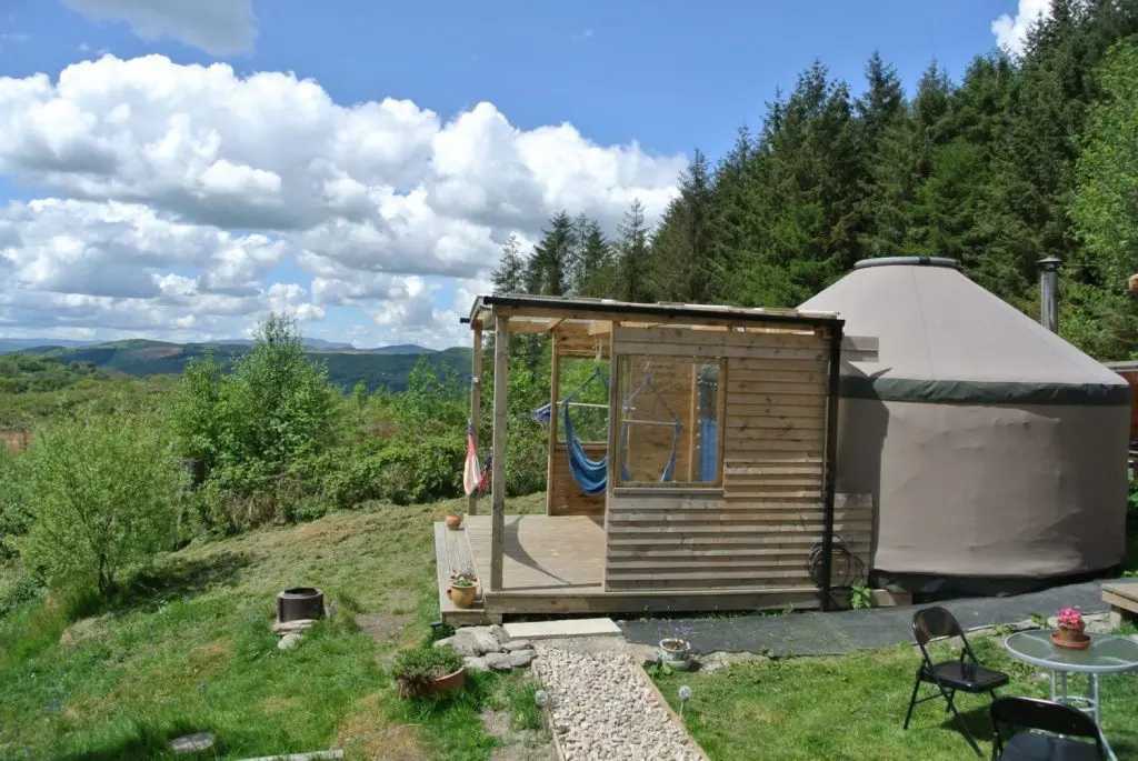 Greener glamping