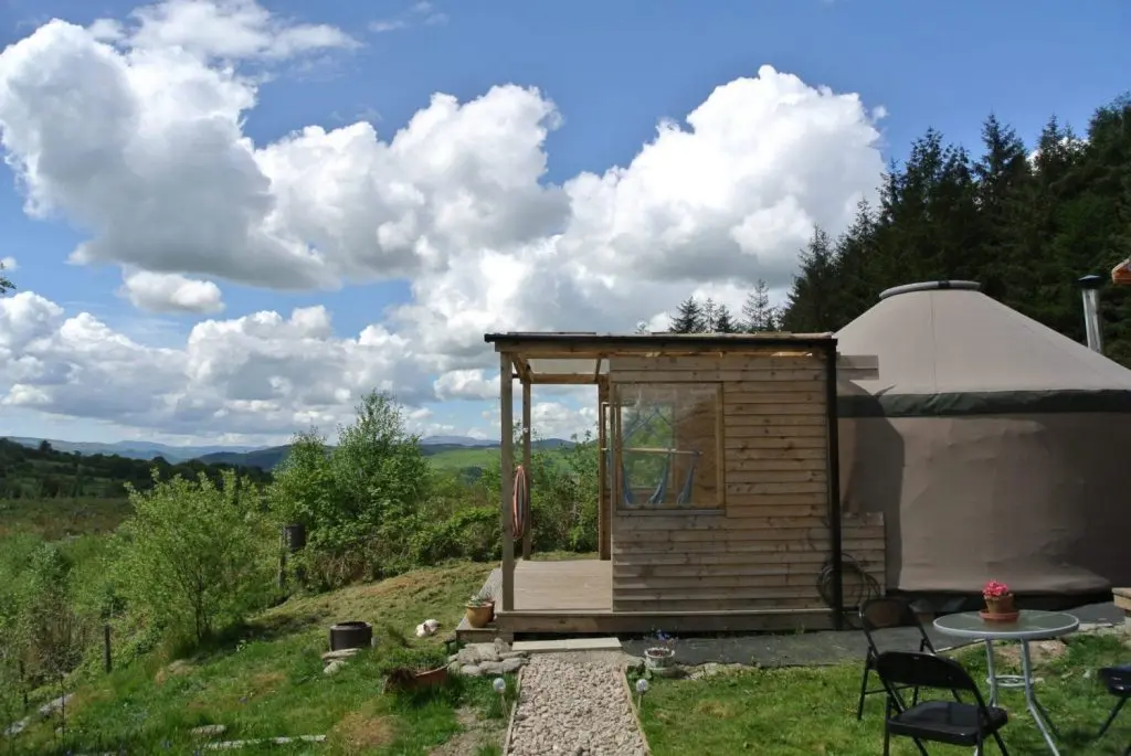 Greener glamping
