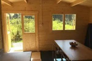Log cabin kitchen Kitchen