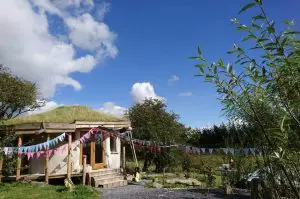 Greener glamping