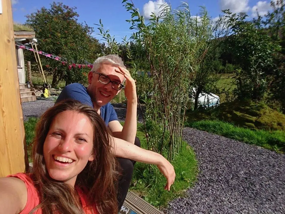 Happy people at ty mam mawr first bio energy meditation retreat
