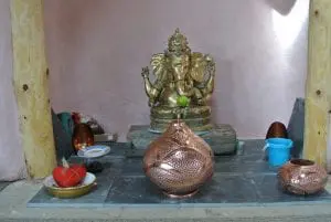 Ready to lay the hearth thank you ganesh for helping us overcome all those obstacles