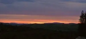 Sunset over ty crwn bach
