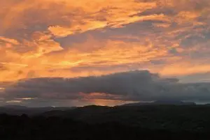 Sunset off grid sustainable eco glampsite and glamping