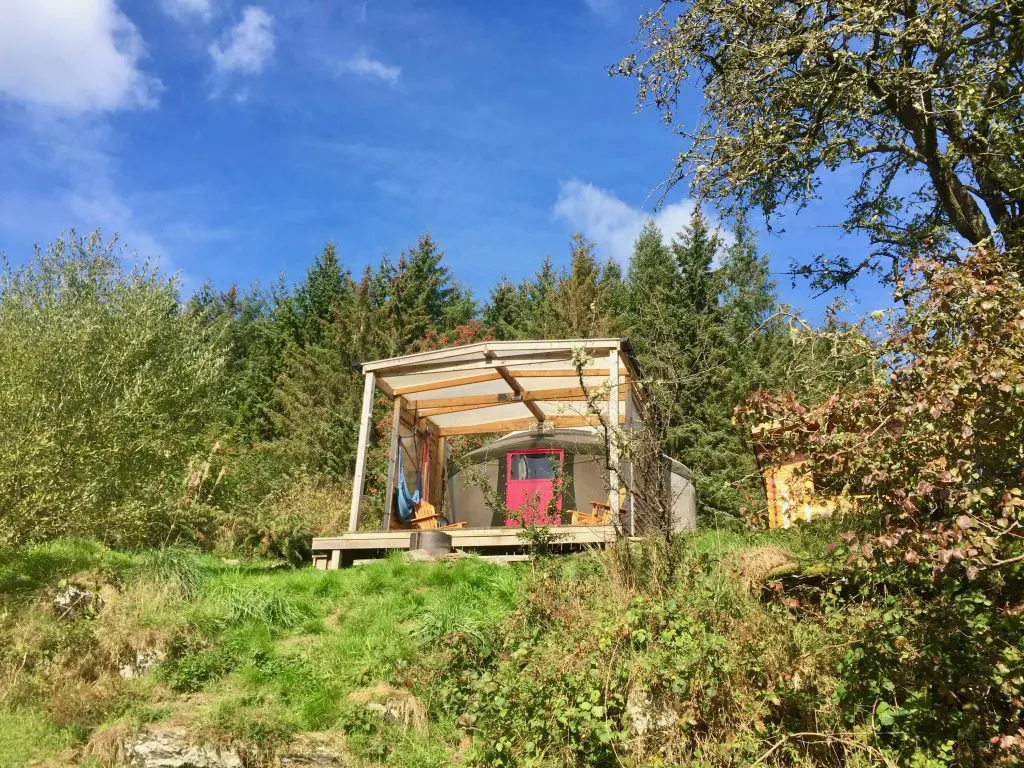 Ty crwn bach idris yurt 28 off grid sustainable eco glampsite and glamping