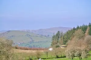 Ty mam mawr in the morning roundhouse and big yurt off grid sustainable eco glampsite and glamping