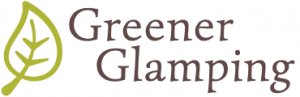 Gg logo v2 370x120 retina two lines text white background greener glamping logo and header