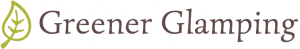 Greener glamping logo and header white background 125px high for retina