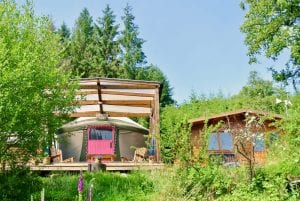 Ty crwn bach idris yurt 23 off grid sustainable eco glampsite and glamping