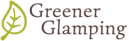 Gg logo v2 185x60 two lines text white background greener glamping logo and header