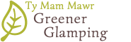 Gg logo v5 185x60 two lines text white background greener glamping logo and header